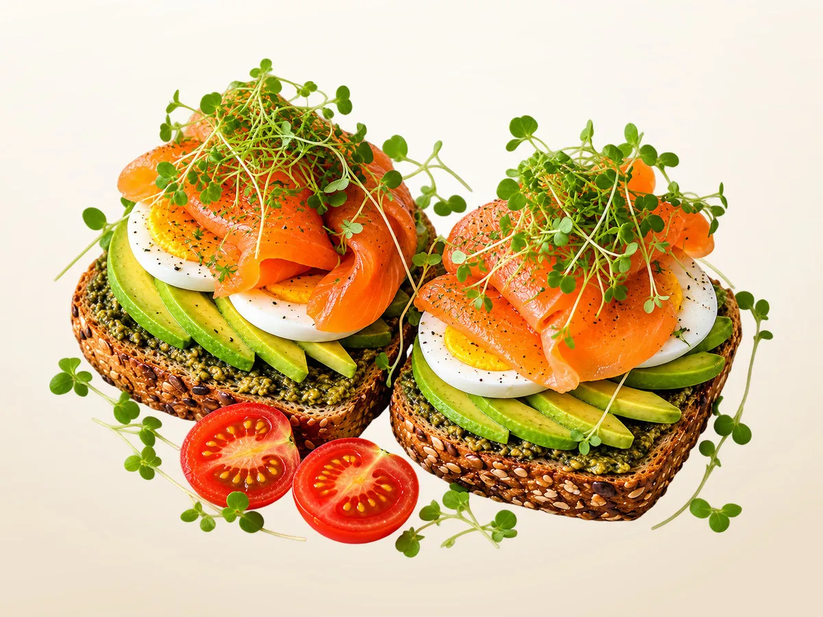 High Protein Salmon Avocado
