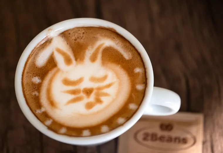 2Beans Cappuccino mit Latte Art